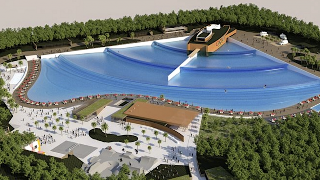 wave pool plan for Castets