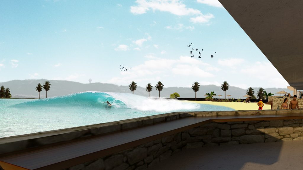 Artist design for new Tunnel Visions Wave Pool