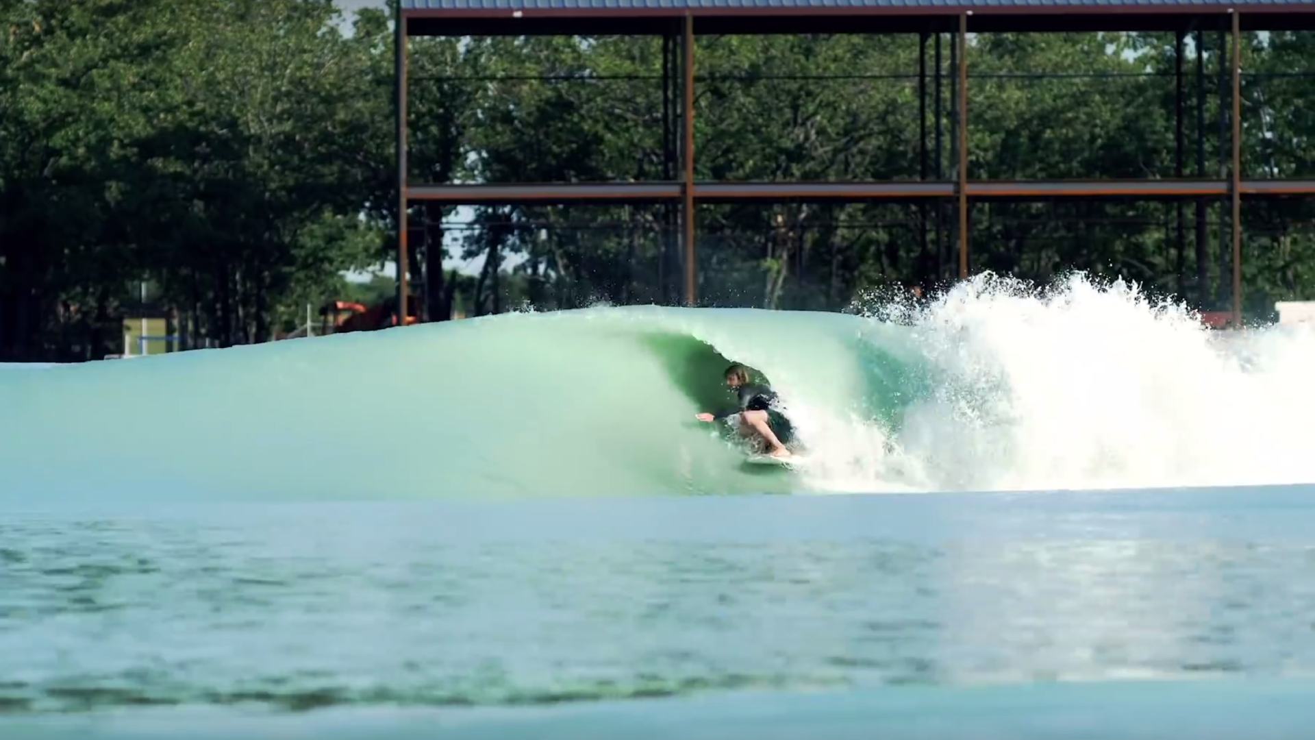 Tyler Warren tubed at the Waco wave pool