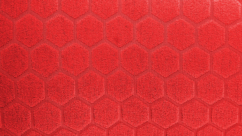 Hexagon pattern of the Body Glove Red Cell wetsuit lining