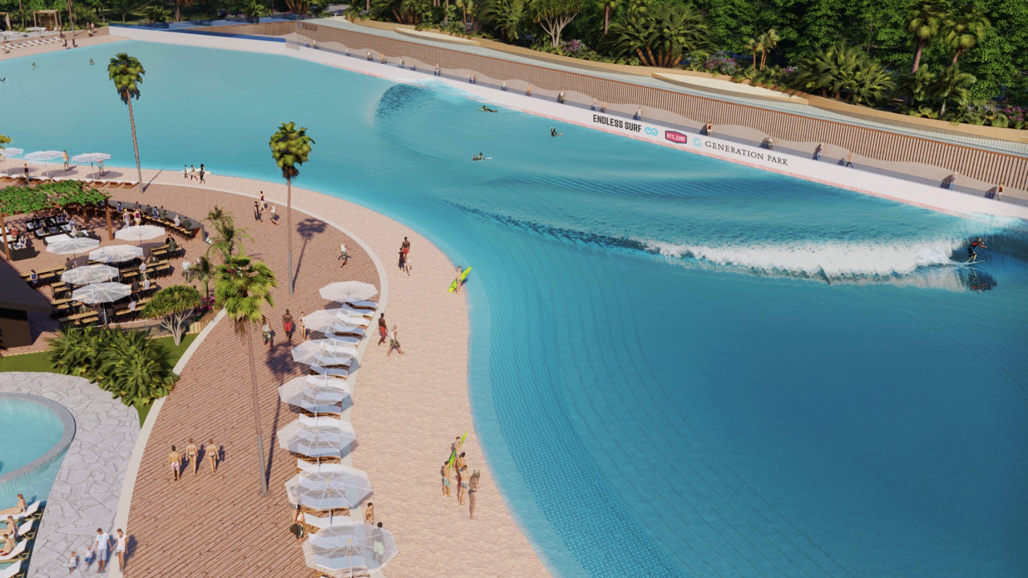 Planned Endless Surf wave pool in houston