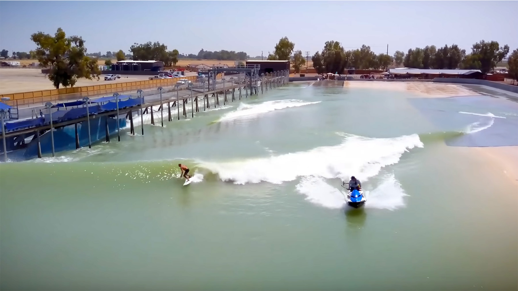Kelly Slater at his wave pool