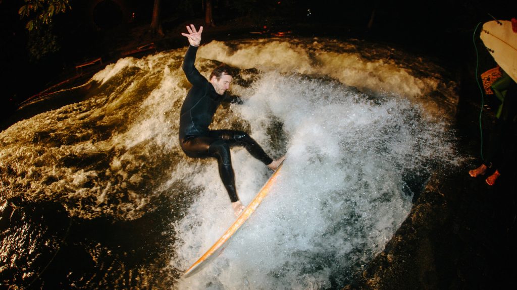 Quirin Rohleder at the Eisbach by Iker Basterretxea