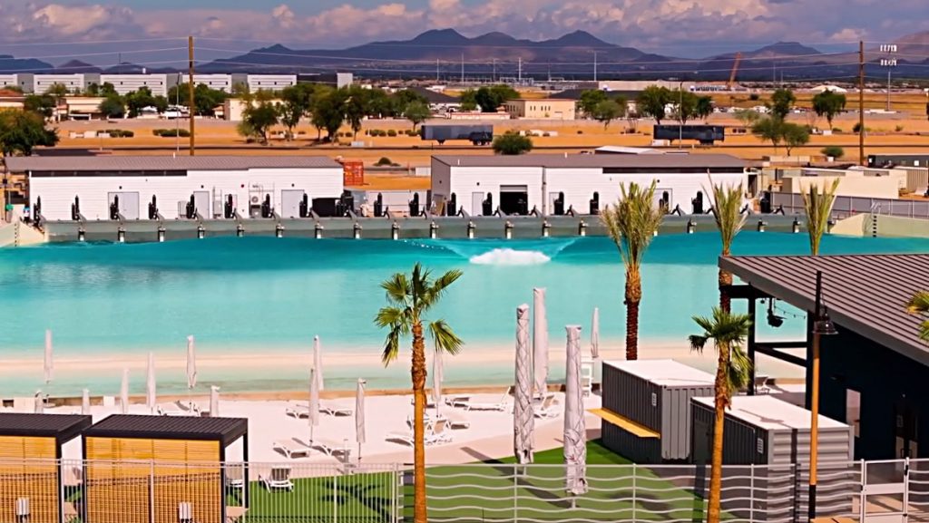 the Revel surf wave pool in mesa arizona