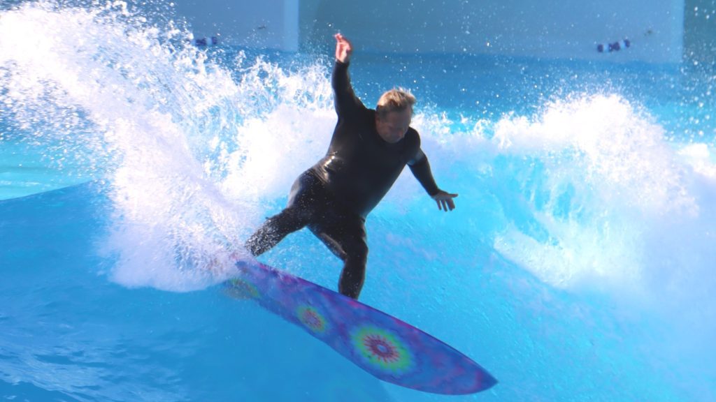 Sean Mattison at The Palm Springs Surf Club 2024. Photo David Hilts