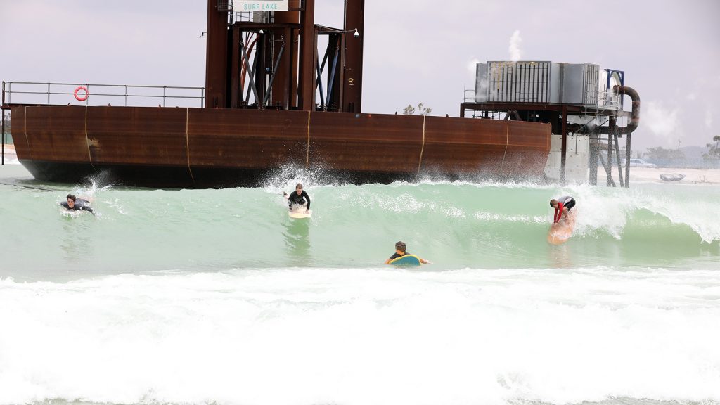 Groms at Surf Lakes in Yeppoon
