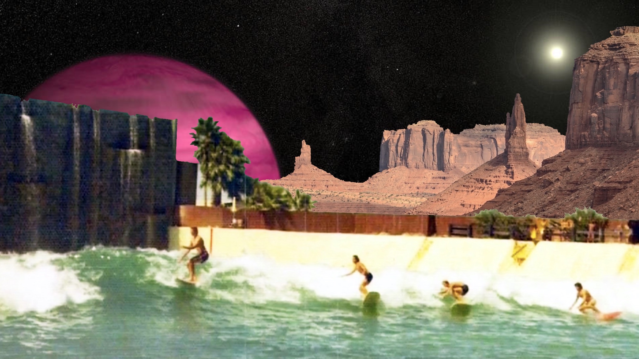 Artist collage featuring Big Surf