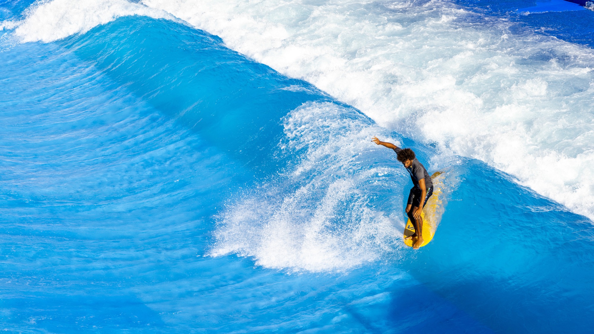 the lineup wave pool follows surfing ethos