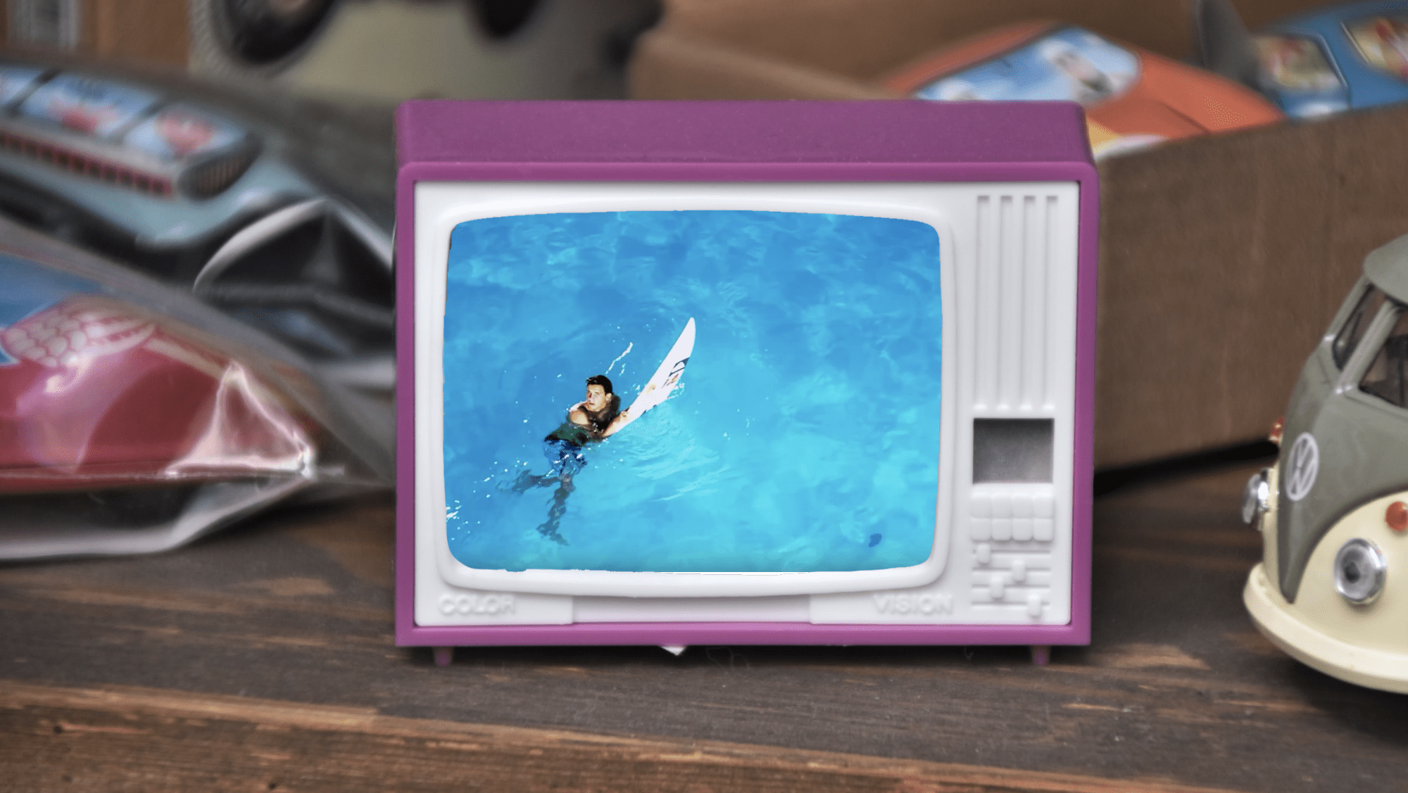 wave pool television