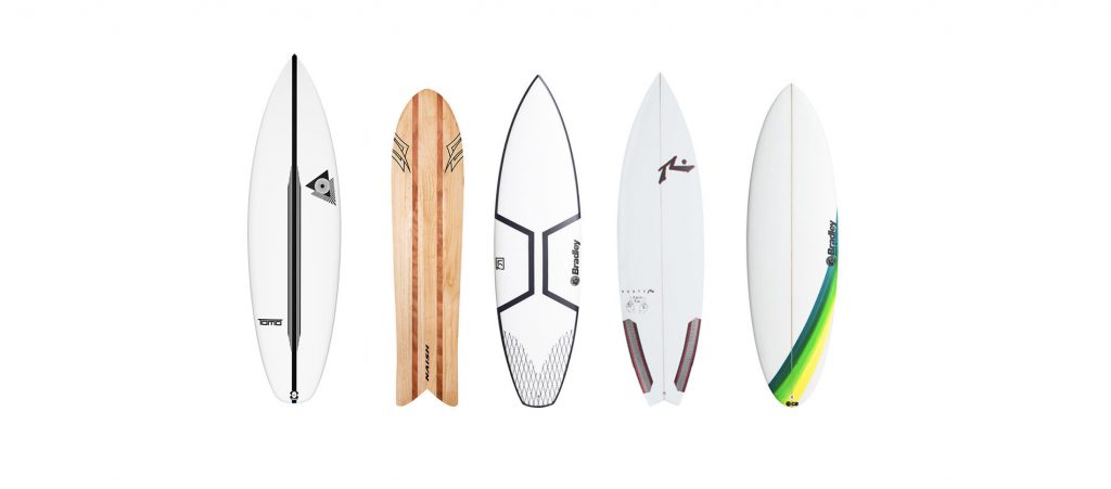 Surfboards for wave pools