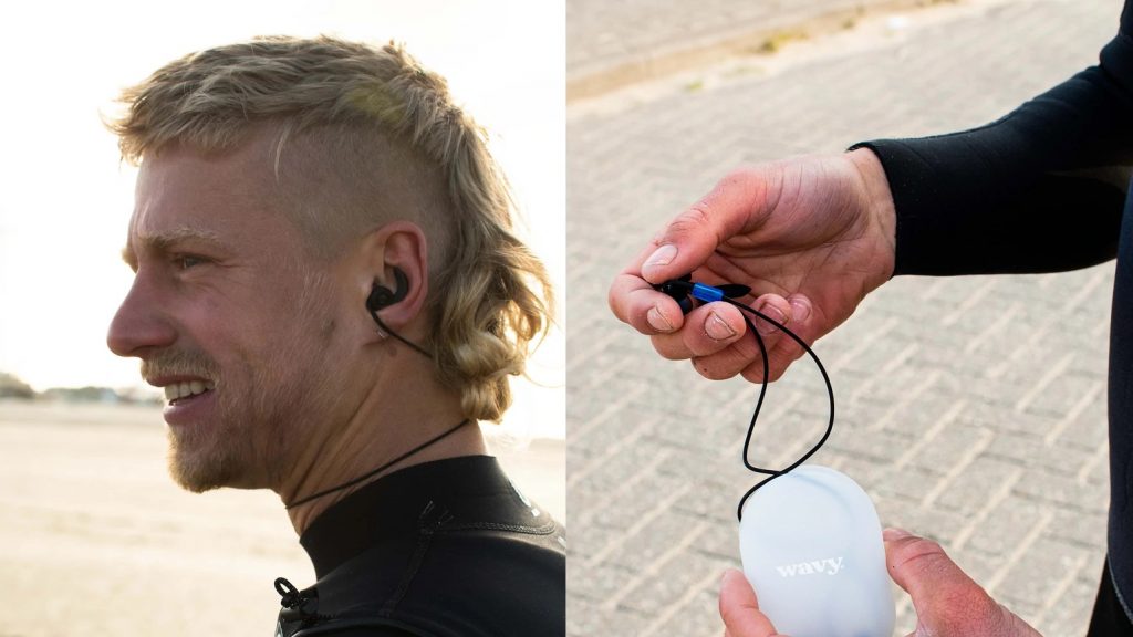 surfer's ear and the ear plugs to help