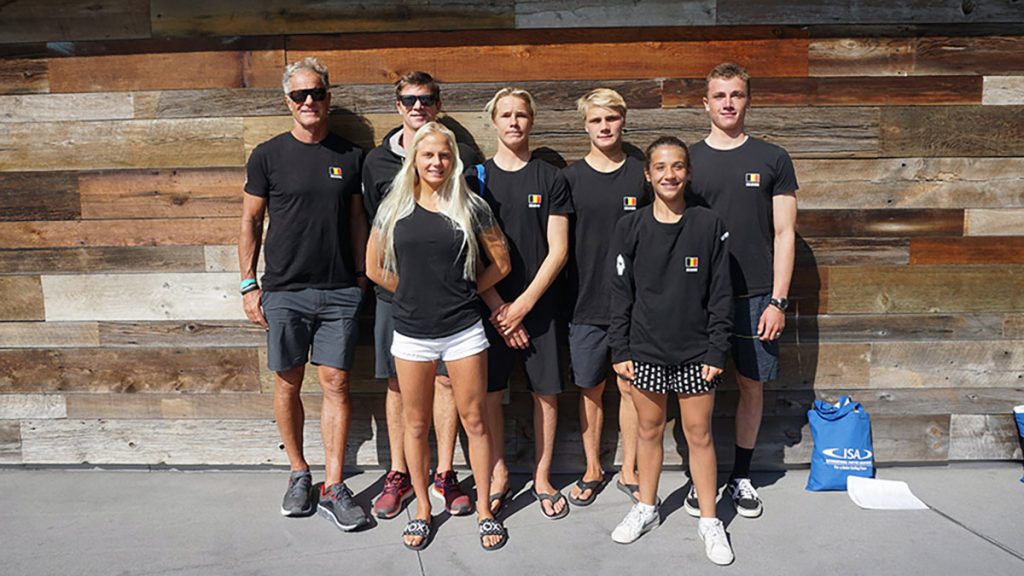 Belgian surf team