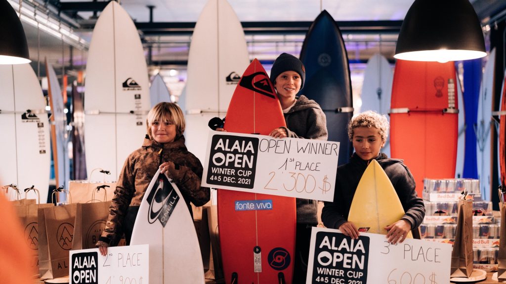 winter wave pool contest alaia winter cup kids winners